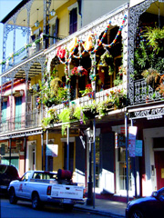 New Orleans Street after Mardi Gras