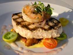 Grilled Halibut, Tapawingo entrèe